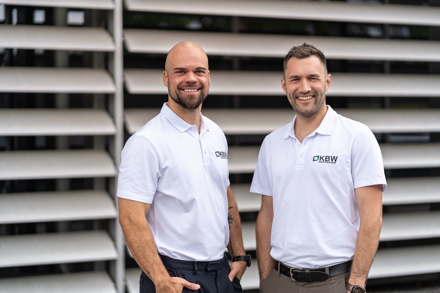 Das Team des Kanzleibauwerks: Bastian Günther und Frederik Fahnenbrauck